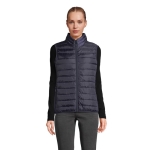 Gilet sans manche femme en duvet SOL'S Stream 280 g/m² couleur bleu marine vue photographique