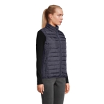 Gilet sans manche femme en duvet SOL'S Stream 280 g/m² couleur bleu marine troisième vue photographique