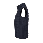 Gilet sans manche femme en duvet SOL'S Stream 280 g/m² couleur bleu marine vue latérale