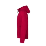 Veste softshell col montant, intérieur micropolaire 300 g/m² couleur rouge troisième vue