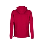 Veste softshell col montant, intérieur micropolaire 300 g/m² couleur rouge quatrième vue
