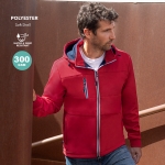 Veste softshell col montant, intérieur micropolaire 300 g/m² couleur blanc