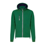 Veste softshell col montant, intérieur micropolaire 300 g/m² couleur vert première vue