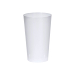 Gobelet réutilisable en plastique à finition translucide 330ml couleur transparent première vue