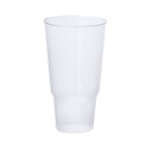 Gobelet réutilisable en plastique à finition translucide 1,2L couleur transparent première vue