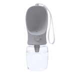 Gourde abreuvoir pour animaux avec doseur et dragonne 350ml couleur gris première vue