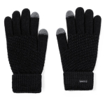 Gants tactiles en RPET avec logo imprimable sur étiquette Winter  troisième vue