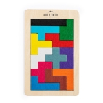 Jeu d'adresse de 12 pièces de formes et couleurs variées couleur bois sixième vue