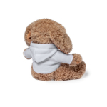 Peluche en forme de lapin avec sweat blanc personnalisable quatrième vue