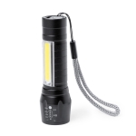 Lampe de poche rechargeable avec 1 LED et 10 COB dans le manche deuxième vue