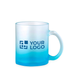Tasse en verre au fini mat avec coloris translucides 350ml vue principale