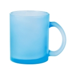 Tasse en verre de différentes couleurs apte à la sublimation 350ml couleur bleu ciel première vue