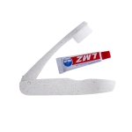 Brosse à dents pliable en fibre de blé avec dentifrice  troisième vue