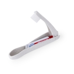 Brosse à dents pliable en fibre de blé avec dentifrice quatrième vue