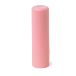 Baume à lèvres végétalien arôme vanille SPF10 dans un étui ABS recyclé couleur rose première vue