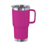 Tasse en acier inoxydable à double paroi avec anse rigide 600ml première vue