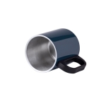 Tasse double paroi en acier inoxydable avec anse en plastique 300ml  troisième vue