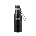 Bouteille en inox double paroi à dragonne en silicone 550ml vue principale
