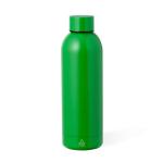 Bouteille en acier inoxydable recyclé aux couleurs métallisées 500ml couleur vert première vue