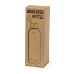 Bouteille en acier inoxydable recyclé aux couleurs métallisées 500ml