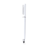 Stylo avec stylet et kit de nettoyage pour écouteurs encre bleue couleur blanc première vue