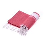 Serviette paréo en coton avec détails aux deux extrémités 180g/m² deuxième vue