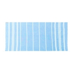 Serviette paréo bicolore en coton recyclé et polyester 255g/m² quatrième vue