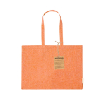 Sac en 100 % coton recyclé certifié à personnaliser 220 g/m² couleur orange première vue