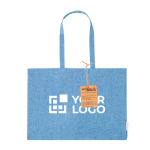 Sac en 100% coton recyclé à longues anses 220g/m² vue principale