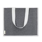 Sac à anses longues en coton recyclé et jute 140g/m² cinquième vue