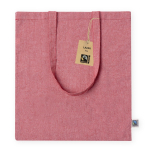 Sac à anses longues en coton Fairtrade et recyclé GRS 120g/m²