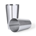 Shaker en acier inoxydable composé de deux verres 500ml deuxième vue