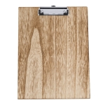 Porte-bloc en bois avec pince pour documents A4 couleur bois première vue
