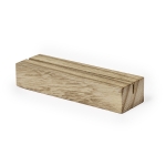 Base support en bois avec fente pour documents couleur bois première vue