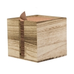 Porte-serviettes en bois avec fente latérale pour un accès facile couleur bois deuxième vue
