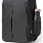Sac à dos en RPET pour ordinateur 15” avec poches latérales en filet quatrième vue