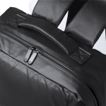 Sac à dos pour ordinateur 15” en similicuir avec fixation valise quatrième vue