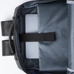 Sac à dos pour ordinateur 15” en similicuir avec fixation valise cinquième vue