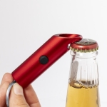 Lampe de poche, aluminium recyclé, décapsuleur et mousqueton assortis  troisième vue