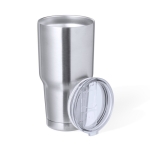 Gobelet double paroi en acier inoxydable recyclé avec doseur 800ml  troisième vue