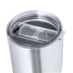 Gobelet double paroi en acier inoxydable recyclé avec doseur 800ml quatrième vue