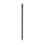 Crayon noir à mine noire avec gomme de divers coloris couleur orange première vue