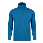 Veste en polaire avec fermeture éclair assortie 160 g/m² couleur bleu première vue