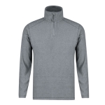 Veste en polaire avec fermeture éclair assortie 160 g/m² couleur gris première vue
