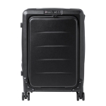 Valise trolley avec partie centrale extensible et compartiment PC 15'' couleur noir première vue