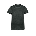 T-shirt promotionnel femme en coton recyclé et RPET 150 g/m² couleur gris première vue