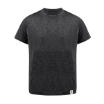 T-shirt promotionnel enfant coton recyclé et RPET 150 g/m² couleur noir première vue