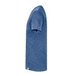 T-shirt promotionnel enfant coton recyclé et RPET 150 g/m² couleur bleu quatrième vue