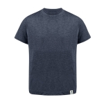 T-shirt promotionnel enfant coton recyclé et RPET 150 g/m² couleur bleu marine première vue