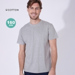 T-shirt unisexe en 100% coton peigné Ring Spun 160 g/m² couleur noir